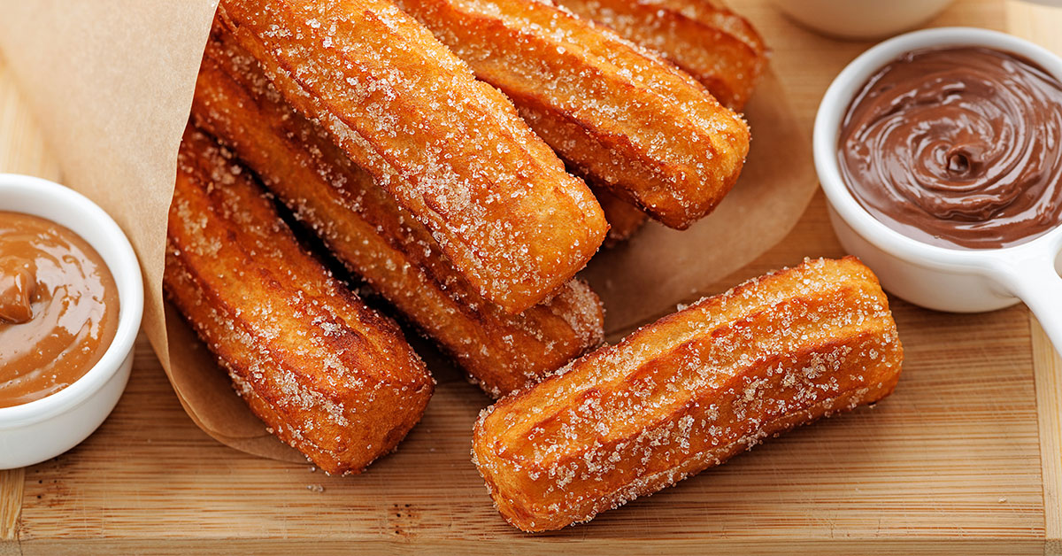 Churros de avena caseros