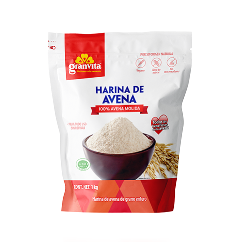 Harina de Avena Integral 1 Kg