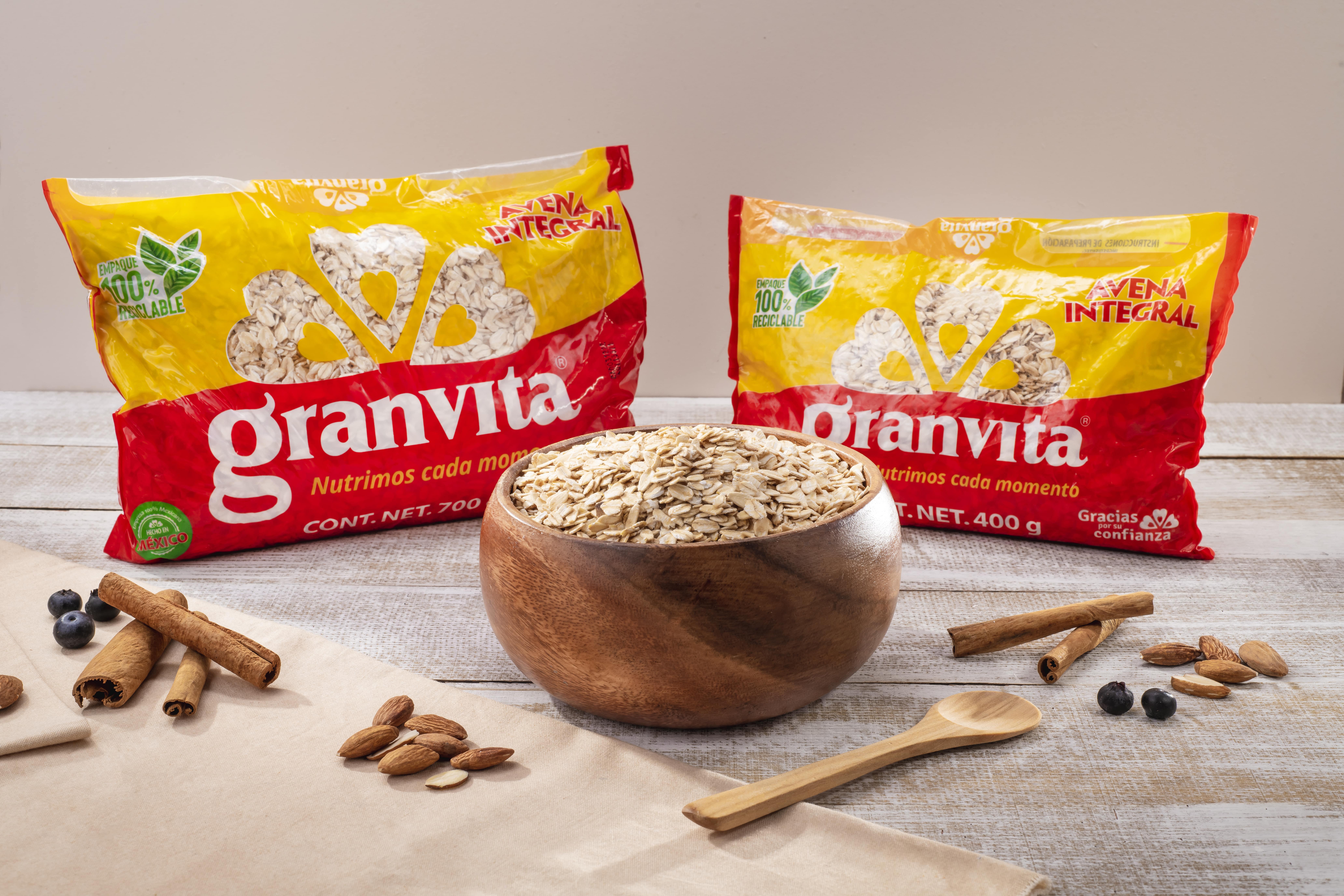 Hojuelas de avena Granvita: conócelas y elige tu favorita