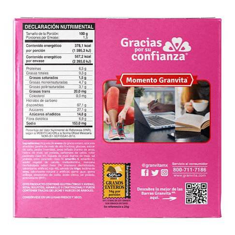 Información nutricional