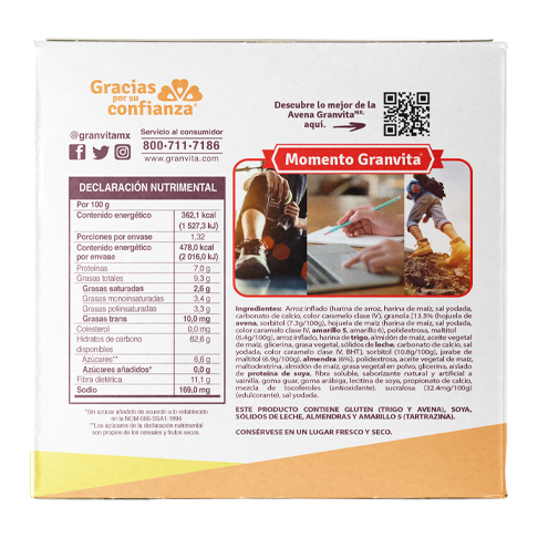 Información nutricional