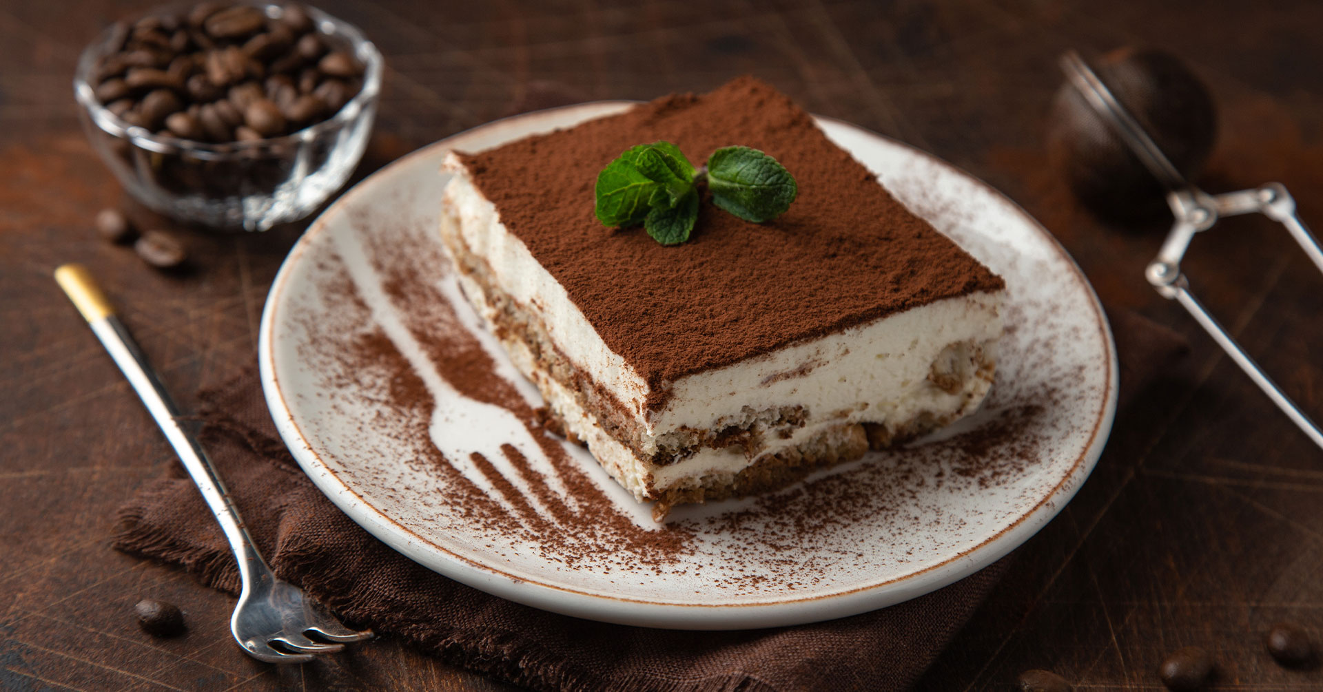 Tarta fría de café y granola