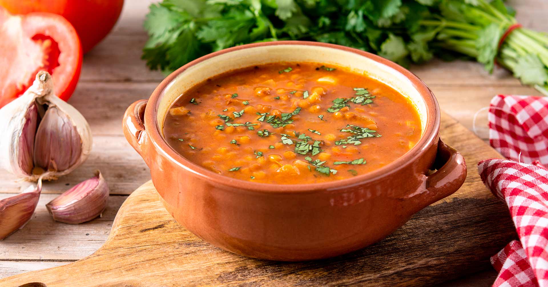 Sopa de avena estilo mexicano